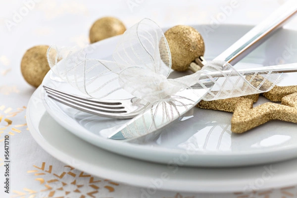 Obraz Weihnachtsessen