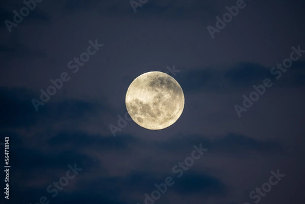 Fototapeta moon and clouds