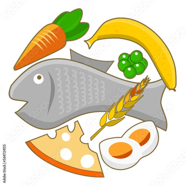 Fototapeta Alimentation équilibrée