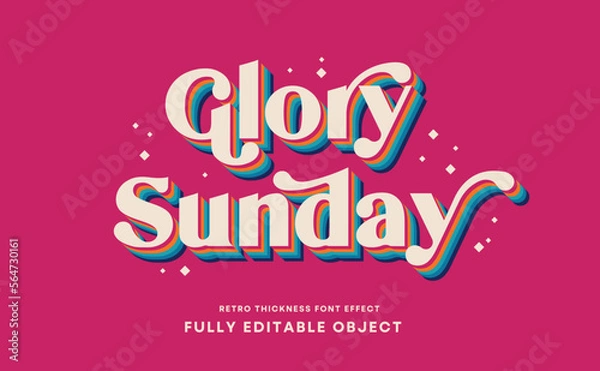 Fototapeta Display serif font collection. Alphabet effect design. Absolute modern vintage stylish typeface. Vector illustration