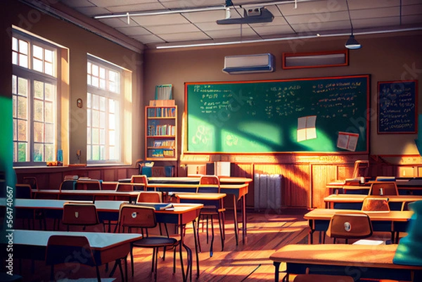 Obraz Moderner klassenraum - generative Ai