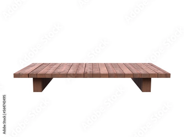 Obraz wood low table