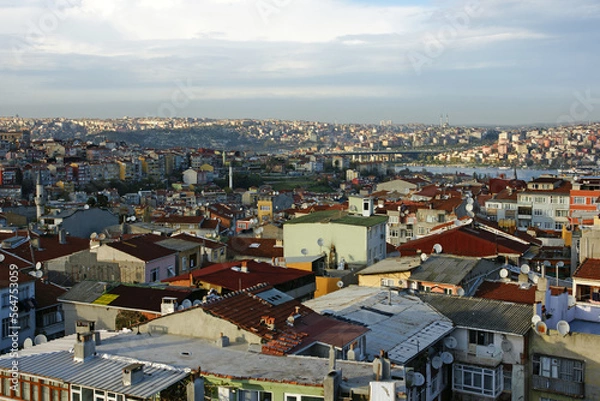 Fototapeta Aerial view of Istanbul