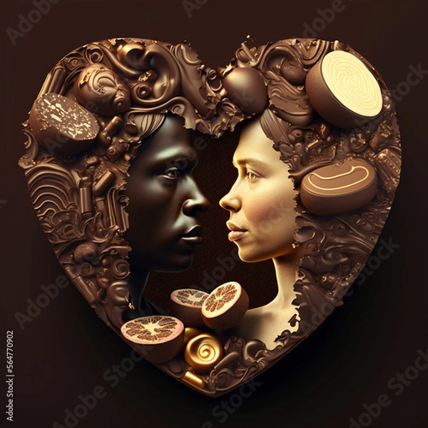 Obraz Chocolate Lovers, AI, Generative, Generative AI