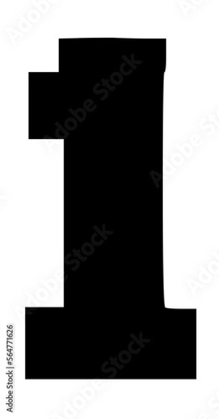 Fototapeta Glitchy Bitmap System Display Themed Block Font