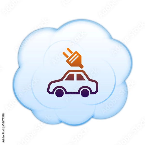 Obraz Icon on the clouds