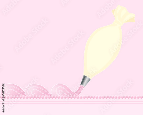 Fototapeta piping bag