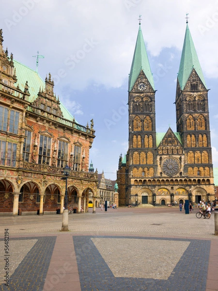 Obraz The Market square in Bremen