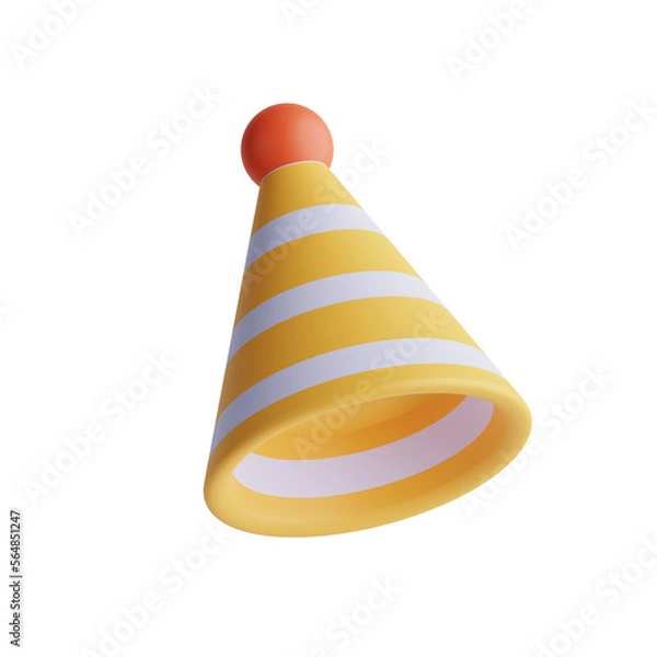 Obraz 3d party hat icon