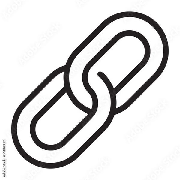 Fototapeta link glyph icon