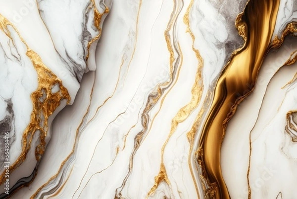 Obraz liquid gold marble backdrop, product design background, generative ai composite