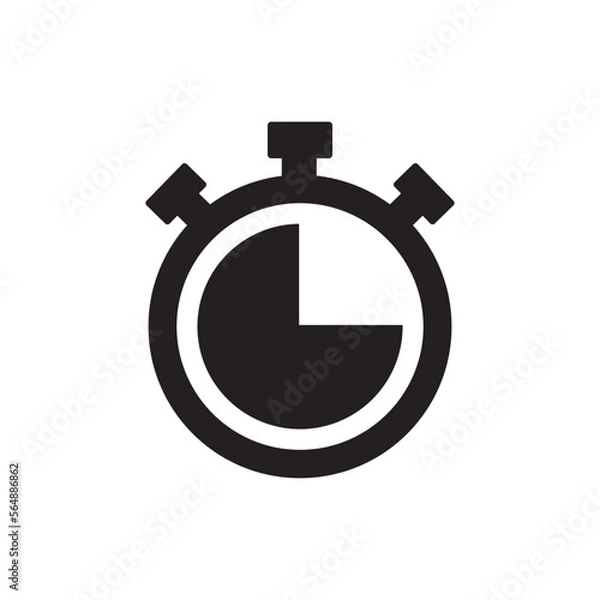 Fototapeta stopwatch icon , speed icon vector