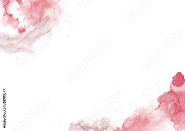 Fototapeta spring mood backdrop with watercolor paints