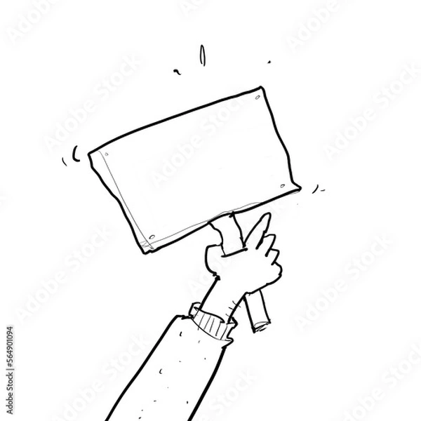 Obraz applause hand drawn