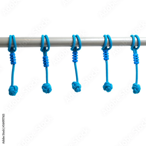 Fototapeta Climbing frame accessories on white background