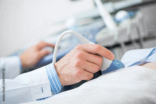 Obraz Sonogram procedure at modern hospital