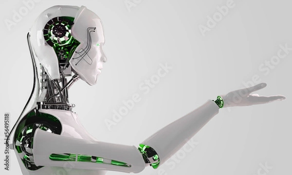 Fototapeta Robot Android Man