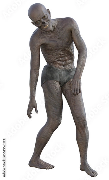Fototapeta Mumie, Zombie, 3d, png, abbildung, alt, Halloween, körper, party, isoliert, Hose, zerfetzt, zerrissen, Lumpen  