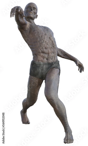 Fototapeta Mumie, Zombie, 3d, png, abbildung, alt, Halloween, körper, party, isoliert, Hose, zerfetzt, zerrissen, Lumpen  
