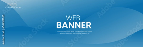 Fototapeta Abstract blue background