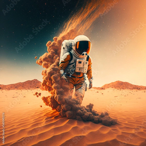 Fototapeta astronaut in space