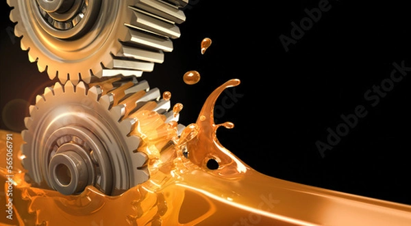 Obraz Lubricant and Gears