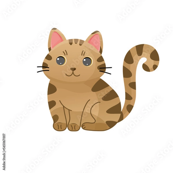 Obraz Cute cat cartoon