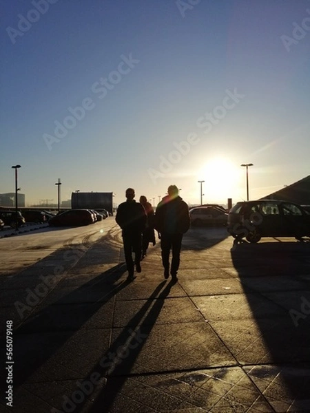 Fototapeta Walking people