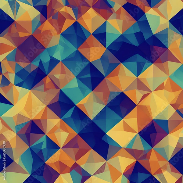 Obraz abstract geometric background and overlay