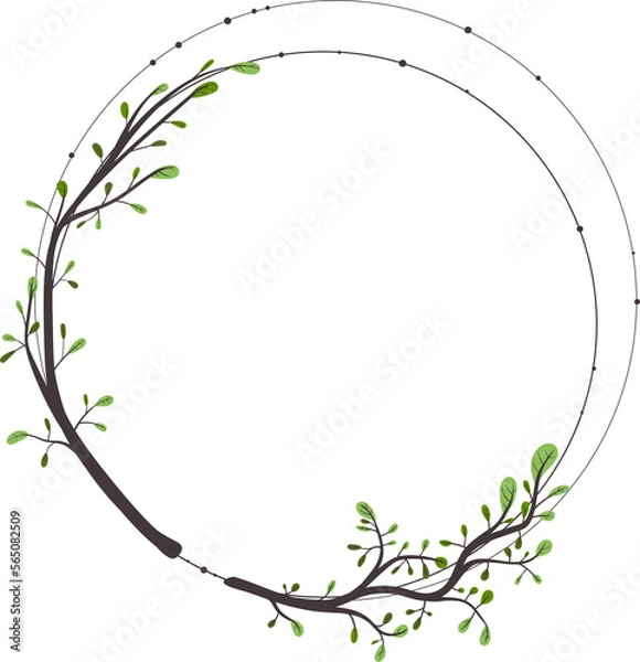 Fototapeta circle branch