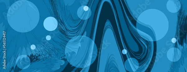 Obraz Trendy curve pattern vector glowing abstract digital particles background. Technology background concept and art. Abstract background. Future vector illustration.