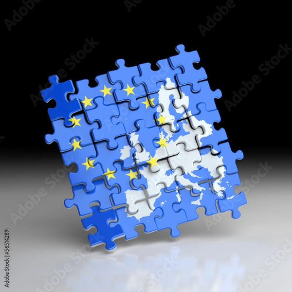 Obraz Europe Union Puzzle
