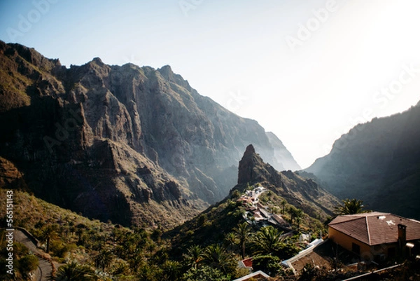 Fototapeta Tenerife, Masca valley. Mountains on Tenerife, Canary islans. Scenic mountain landscape.