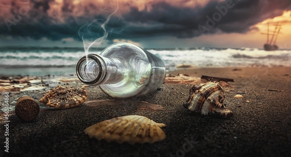 Obraz Message in a bottle 