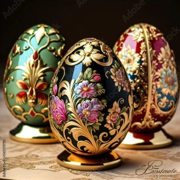 Fototapeta painted egg