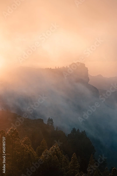 Fototapeta Risco de la Fogalera