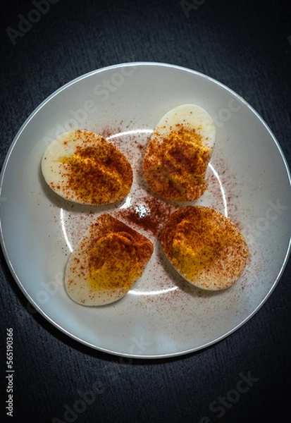 Fototapeta deviled eggs