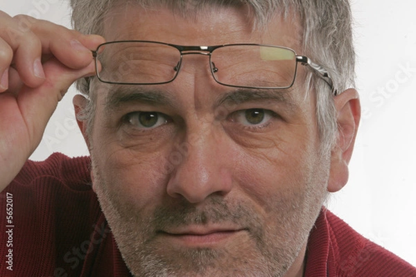 Obraz Mann mit Brille