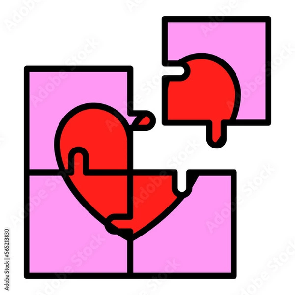 Fototapeta Love Puzzle