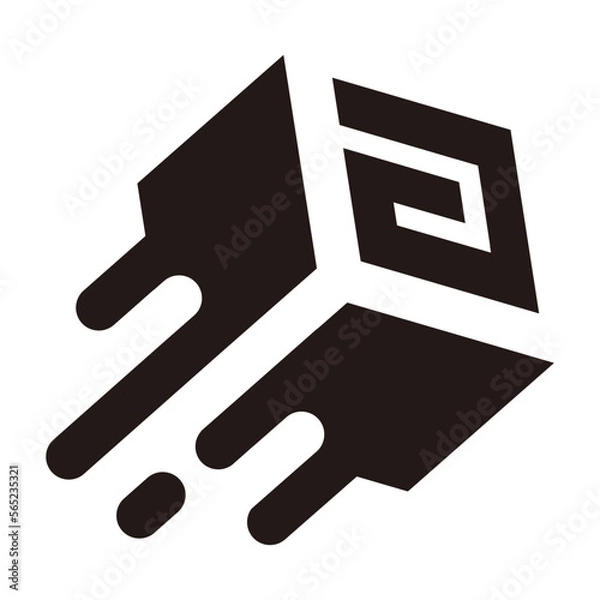 Fototapeta a logo techno