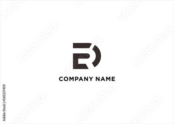 Fototapeta ED initial logo for business