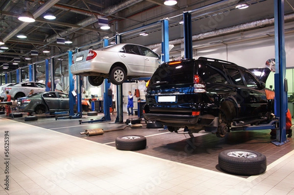 Obraz warsztat naprawczy