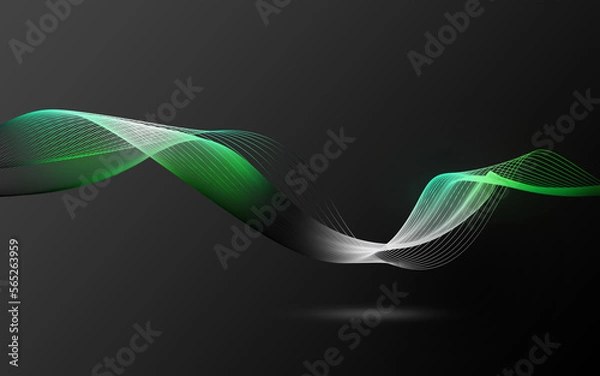 Obraz abstract green background