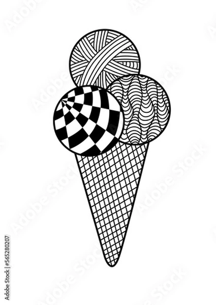 Obraz ice cream icon