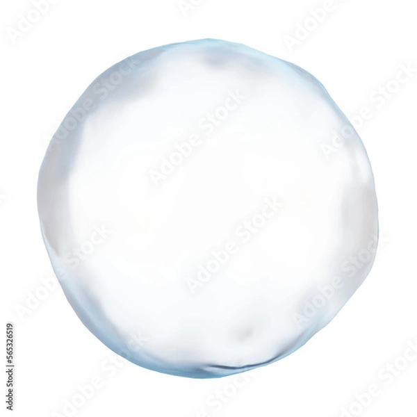 Obraz 透過した丸い氷