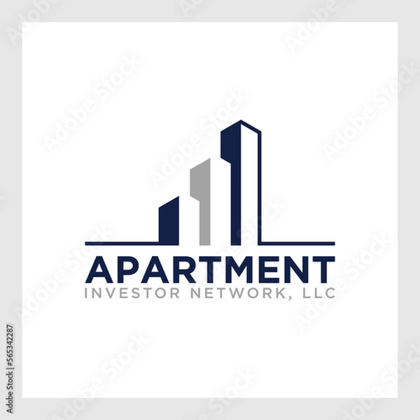 Fototapeta Architech Construction Solutions Vector Logo Template. Architect Construction Idea.