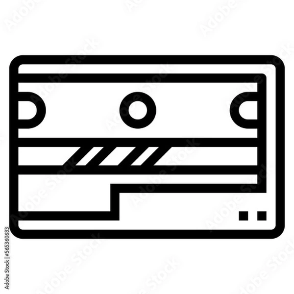Fototapeta sharpener line icon style
