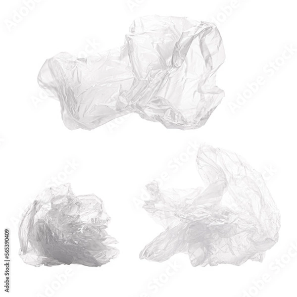 Obraz Realistic plastic bag with shrunken structure 