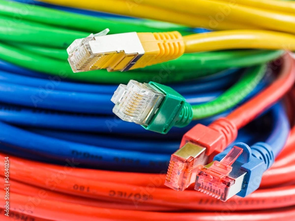 Fototapeta Netzwerkkabel
