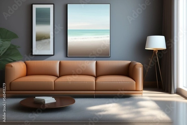 Fototapeta sofa interior design architecture